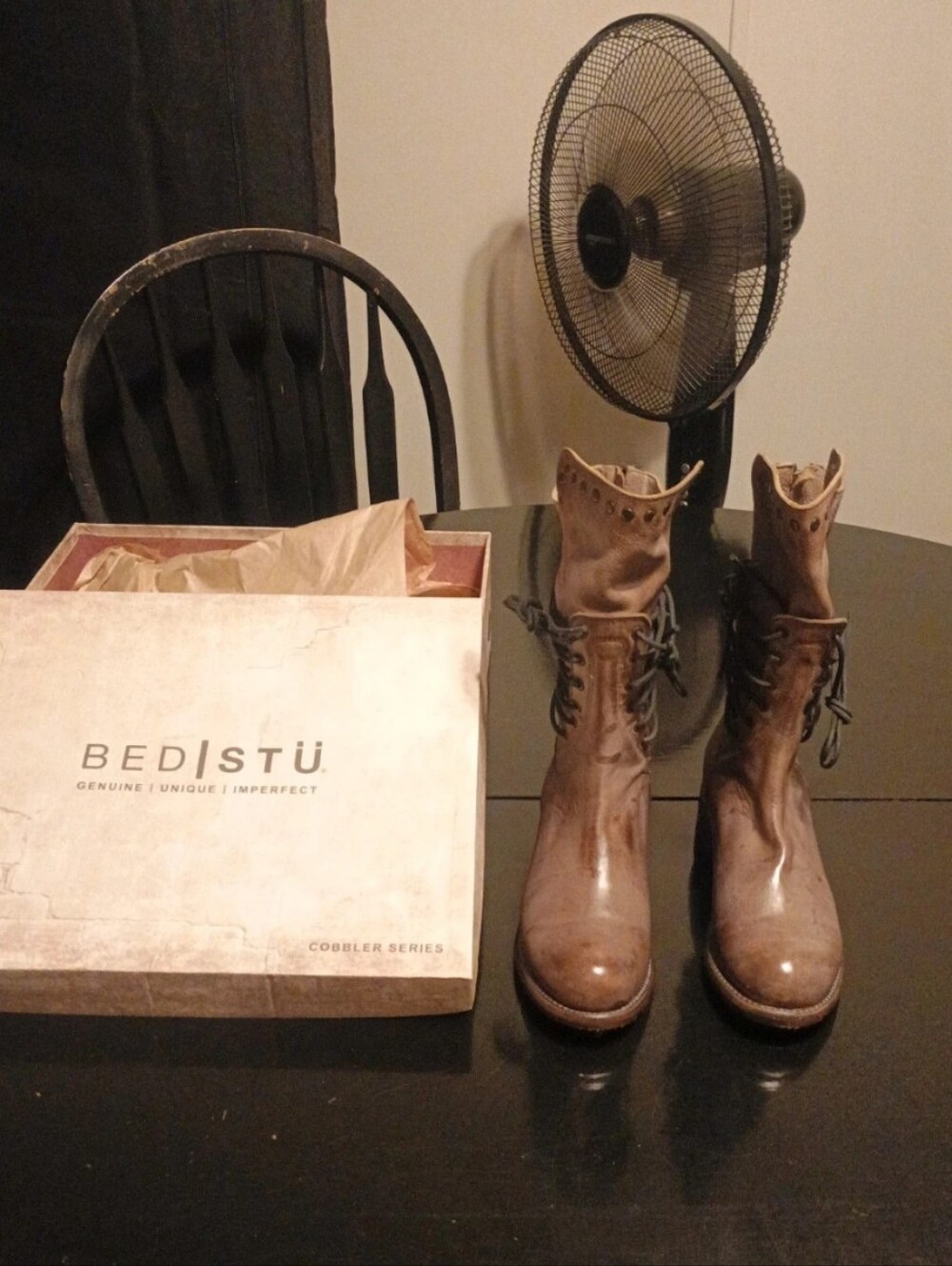 Gray Midcalf Boots